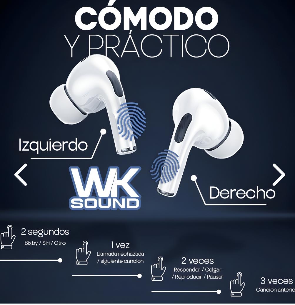 Audifonos Bluetooth Con Pantalla Touch